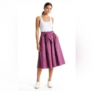 Comptoir des Cotonniers linen skirt 36